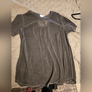 White Crow Gray Women's Top